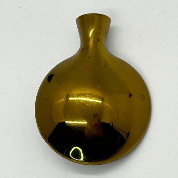 Vintay Posey Holder Brooch Gold-tone With C-Clasp Floral Decorative Accessory - Picture 6 of 12